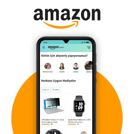 Amazon Pazaryeri Uygulaması Logosu